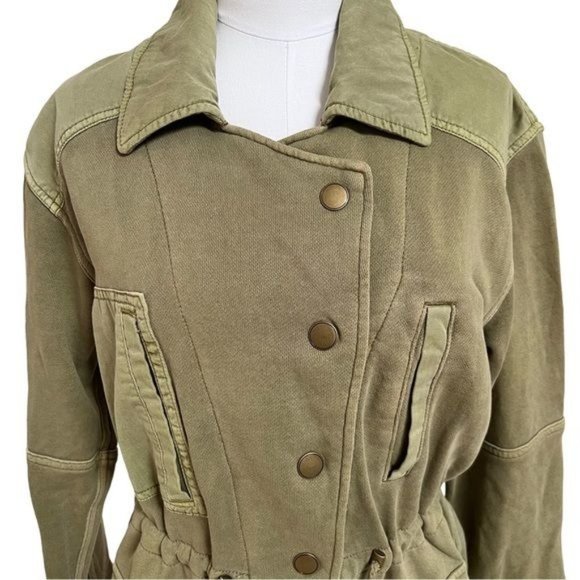 Free People Saturday Utility Jacket in Sweet Sage Size XS - Picture 8 of 14